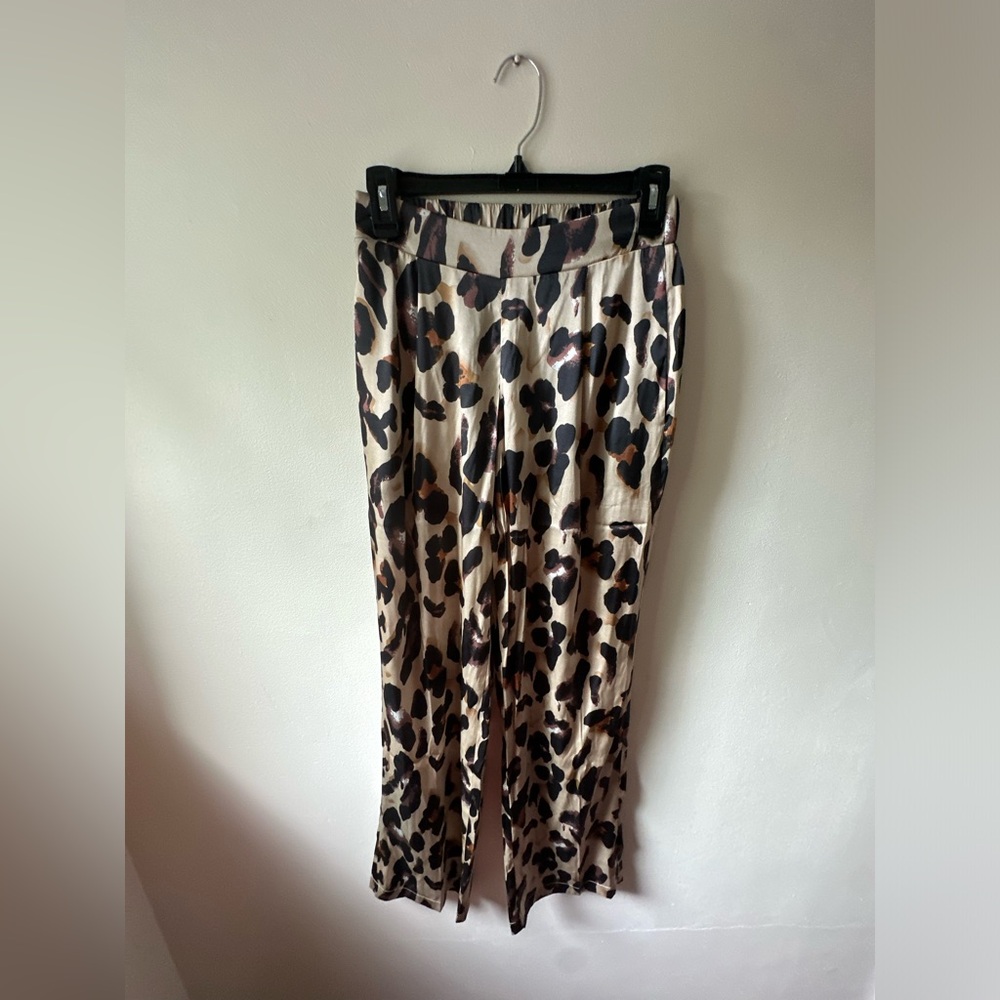 Silk Leopard pants by Wearesundays designer.